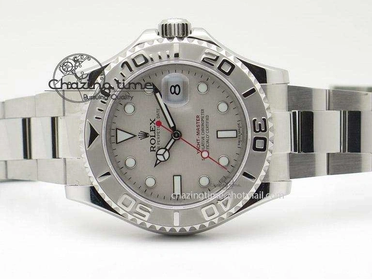0523 Supportive Yacht-Master 116622 Silver Dial JF Best Edition On SS Bracelet SA3135 V 4032